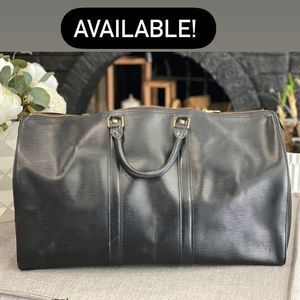 LOUIS VUITTON Epi Leather Keepall 50
